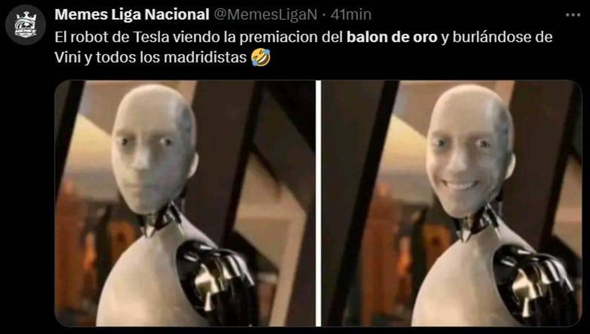 Rodri fue el ganador del Balón de Oro 2024 y los memes hacen pedazos a Vinicius y al Real Madrid