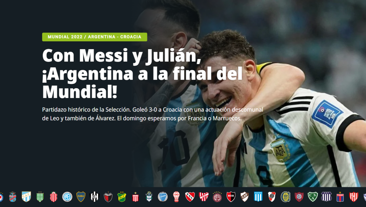 El mundo rendido ante “un marciano llamado Messi”: medios piden “vestir” a Leo tras exhibirse en el Argentina - Croacia