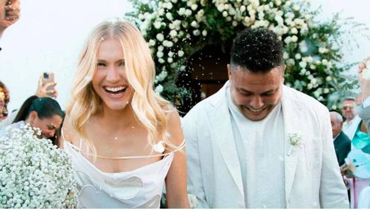 ¡Se casó por cuarta vez! Así fue la boda de Ronaldo con la sexy Celina Locks: el ex Real Madrid que fue invitado especial