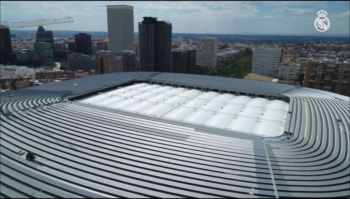 ¡Impresionante y de primer mundo! Así es el espectacular césped retráctil del nuevo Santiago Bernabéu, casa del Real Madrid