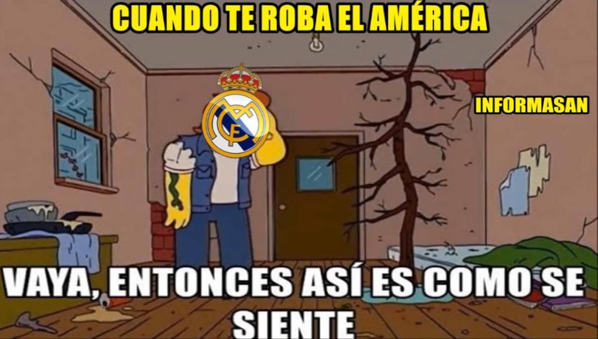 “América, vete a Europa”: Estos son los jocosos memes que dejó el empate de las Águilas contra Real Madrid