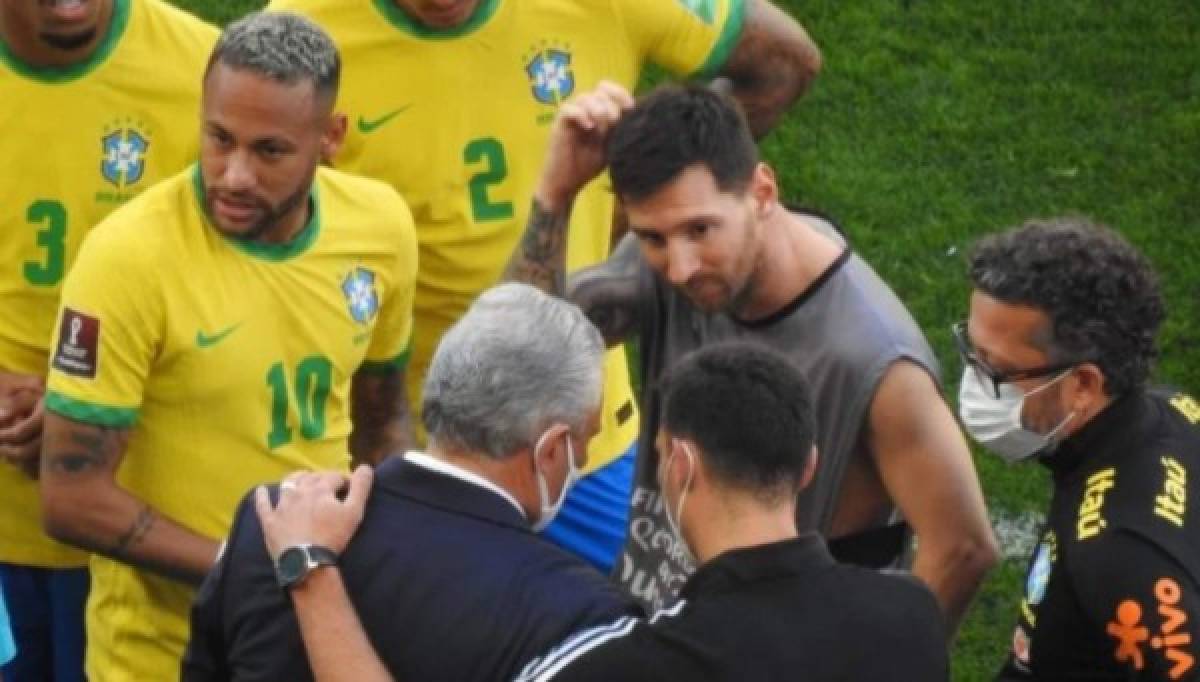 Revelaron por qué Messi salió con un chaleco de fotógrafo durante el escándalo de Brasil-Argentina