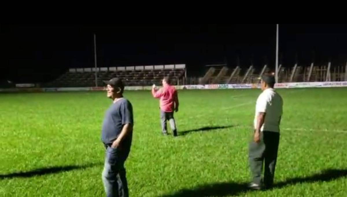 Fotos: Encienden la primera torre de luz en el Estadio Francisco Martínez de Tocoa