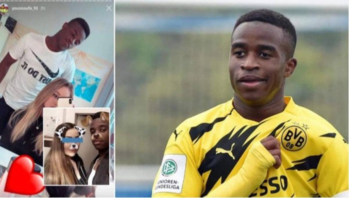 ¡Encerró a su ex novia en su cuarto y revelan los motivos! Moukoko, jugador del Dortmund de 16 años y su escándalo