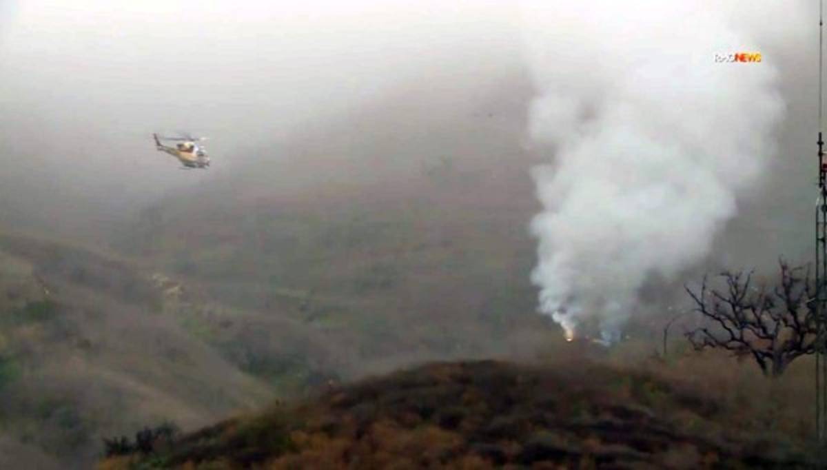 Kobe Bryant: Las imágenes del accidente de helicóptero donde murió el exabasquetbolista