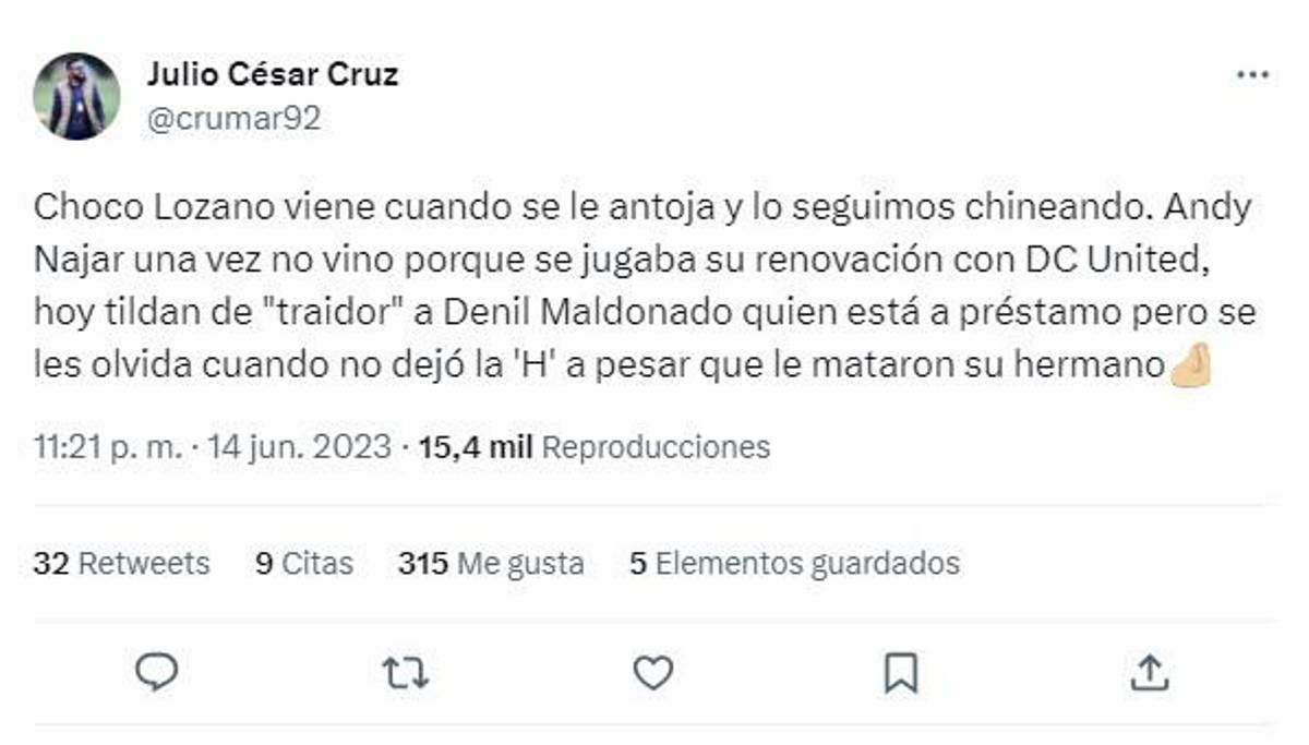 Así reacciona la prensa deportiva ante el caso de Denil Maldonado: “Jugadores que son pecho frío” y “Honduras es un desastre”