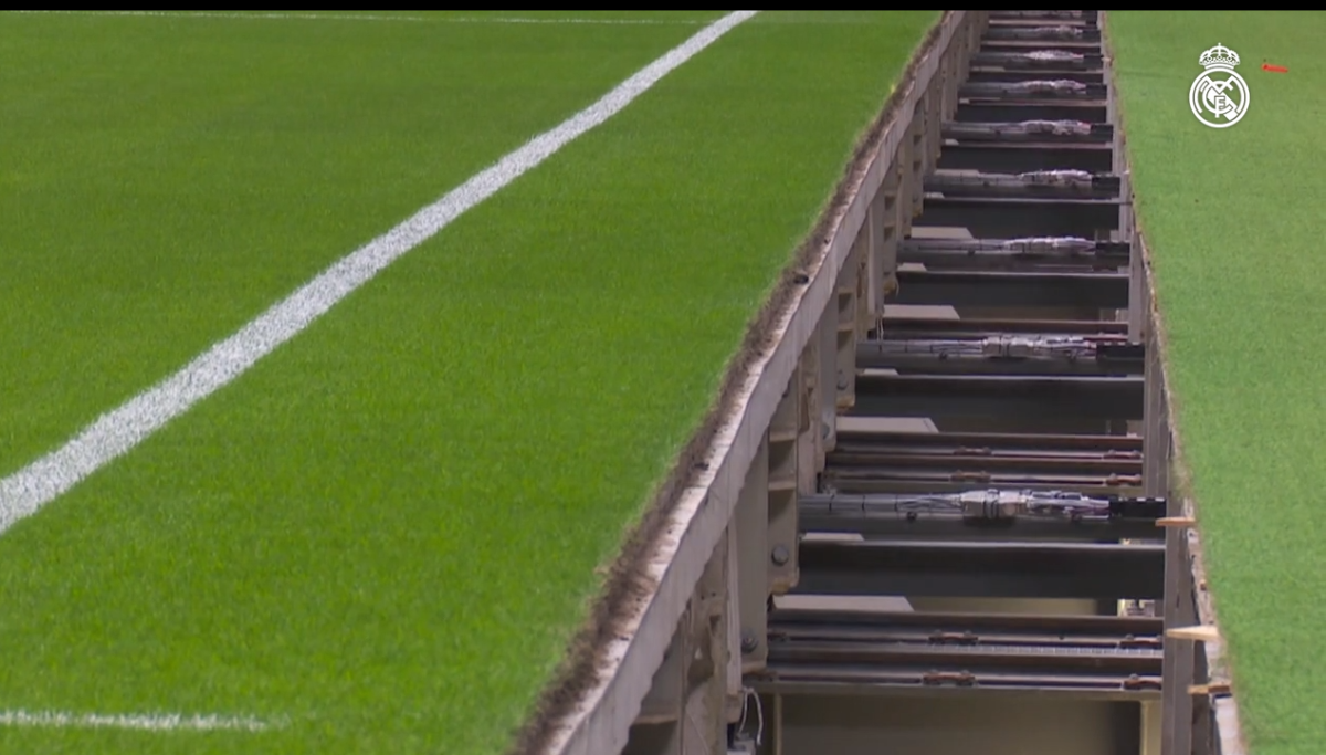 ¡Impresionante y de primer mundo! Así es el espectacular césped retráctil del nuevo Santiago Bernabéu, casa del Real Madrid