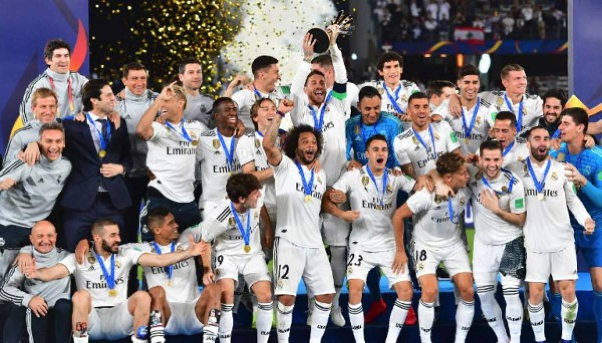 No viste en TV: Festejo, cariñitos y Marcelo alucina por el tricampeonato del Real Madrid