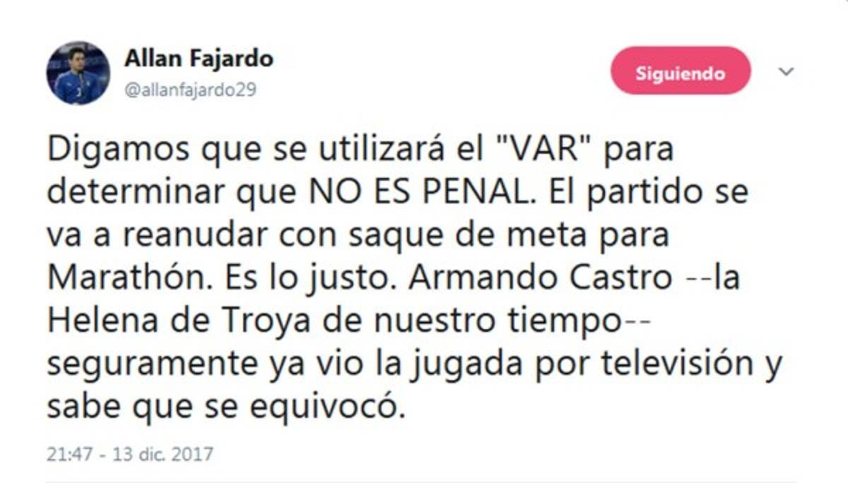 Periodistas y gente del deporte, lanzan duras críticas tras el suceso del Morazán