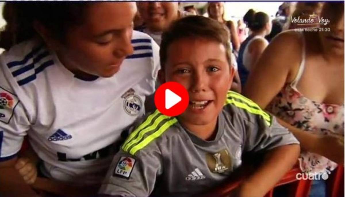VIDEO: Increíble llanto de un niño porque Cristiano Ronaldo no le dio un autógrafo