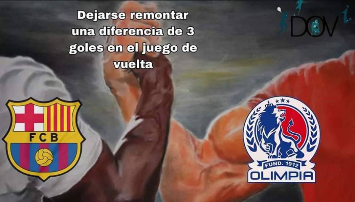 No perdonan la forma: los otros memes que destrozan a Olimpia tras la remontada de Atlas ¿El nuevo Barcelona?