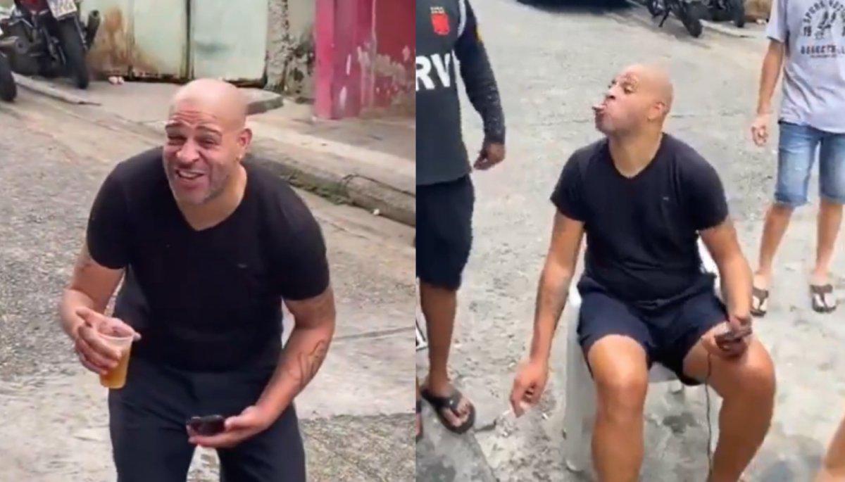 Desgarradora carta de Adriano y revela por qué sigue viviendo en las favelas: “Bebo cada dos días y los otros días, también”