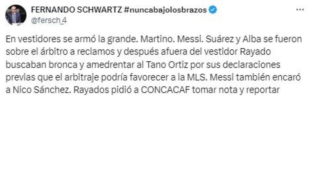Faitelson y prensa mexicana en alerta por Messi: “Explotó contra los árbitros y ya sabemos que pasa cuando se enoja”