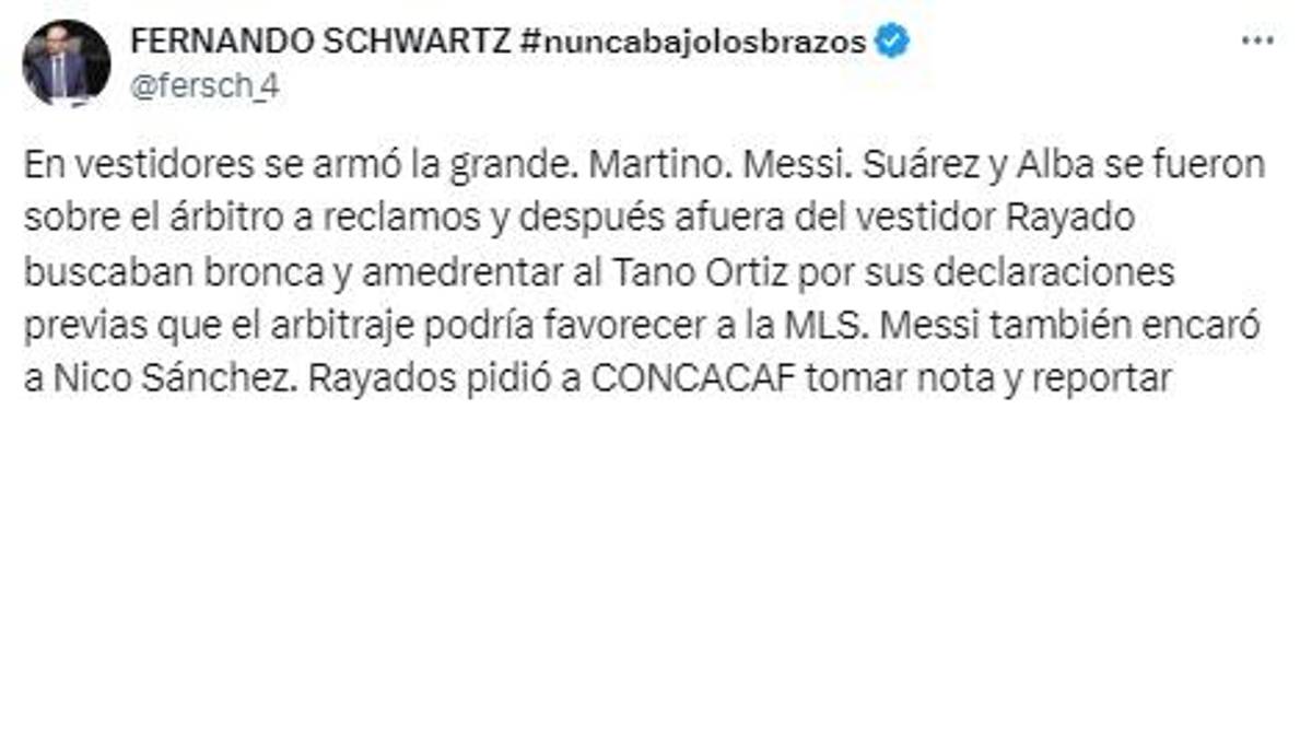 El motivo de la bronca de Messi con técnico de Monterrey y David Ruiz como villano en la Champions de Concacaf