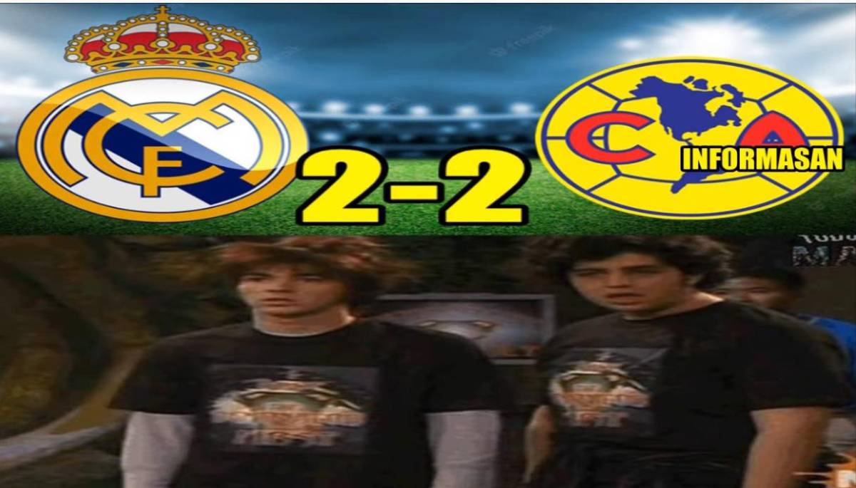 “América, vete a Europa”: Estos son los jocosos memes que dejó el empate de las Águilas contra Real Madrid