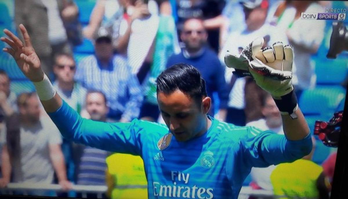 En solitario: Así se despidió Keylor Navas del Real Madrid en el Bernabéu