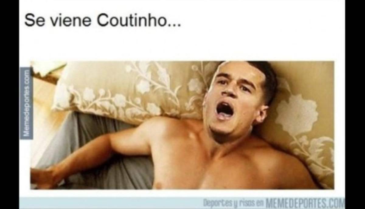 Coutinho fue presentado en el FC Barcelona y los memes no se hicieron esperar