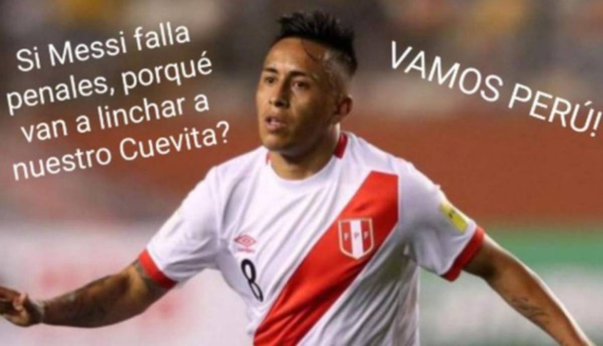 Memes atizan contra Christian Cueva tras la derrota de Perú ante Dinamarca