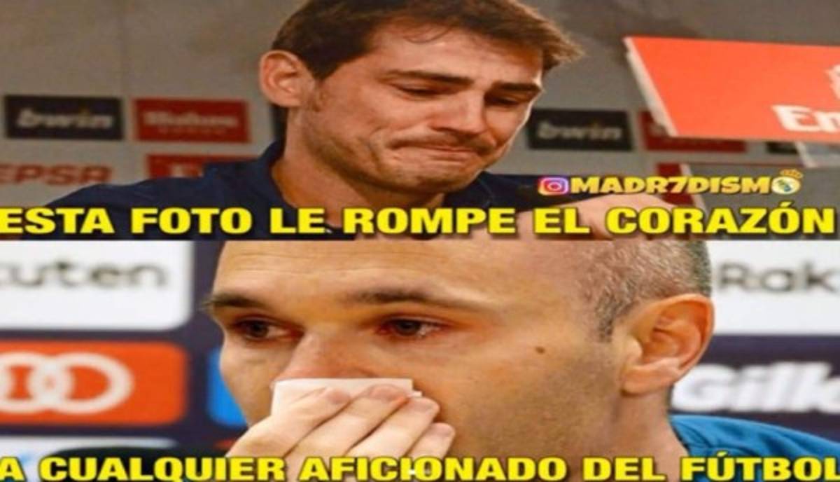 Los mejores memes de Iniesta y su adiós del Barça donde hacen pedazos a Messi