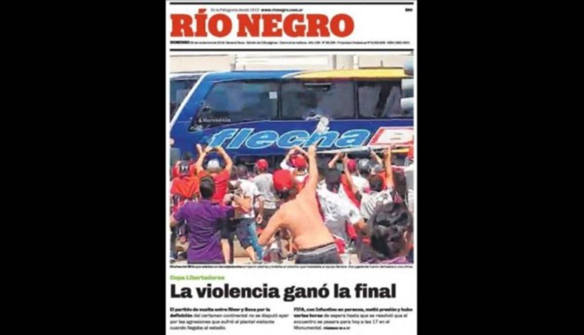 Pelotudos y la copa rota: Las portadas del escándalo del River Plate-Boca Juniors