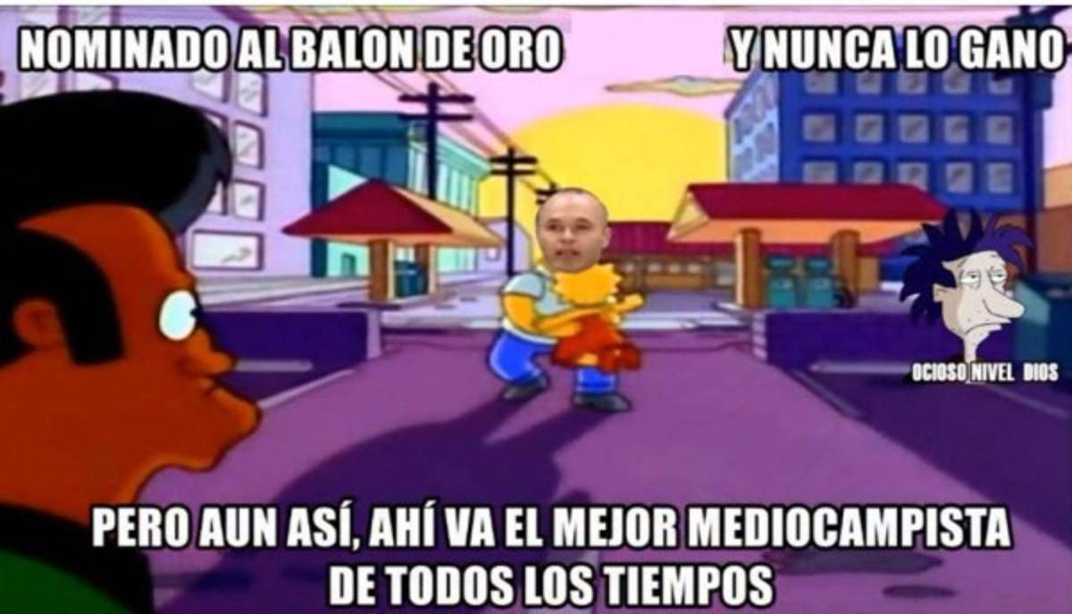 Los mejores memes de Iniesta y su adiós del Barça donde hacen pedazos a Messi