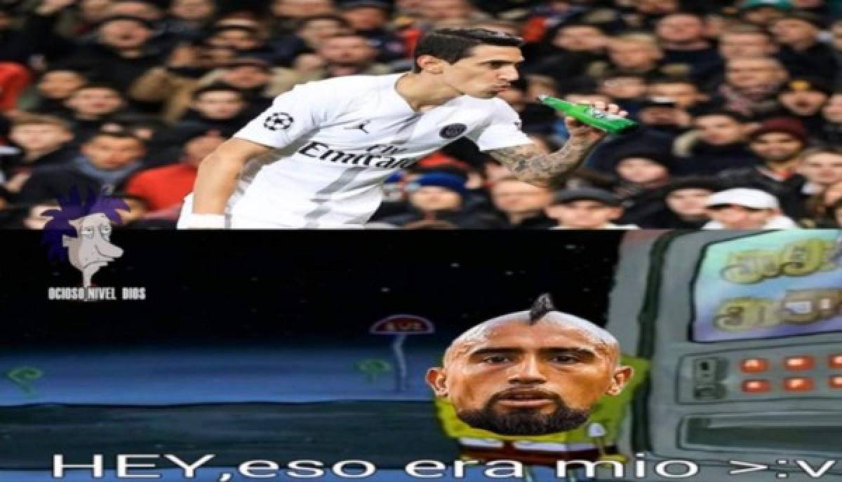 Los memes destrozan al Manchester United y a Di María por la cerveza que le lanzaron