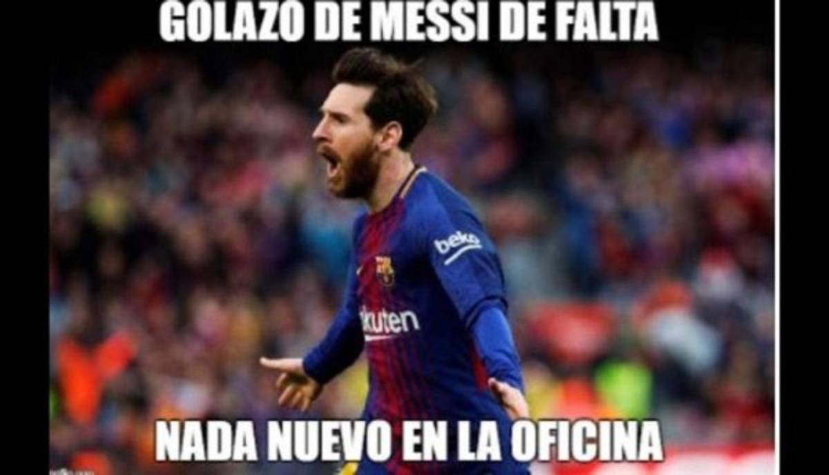 Messi, protagonista de los memes en la paliza al Espanyol con su golazos