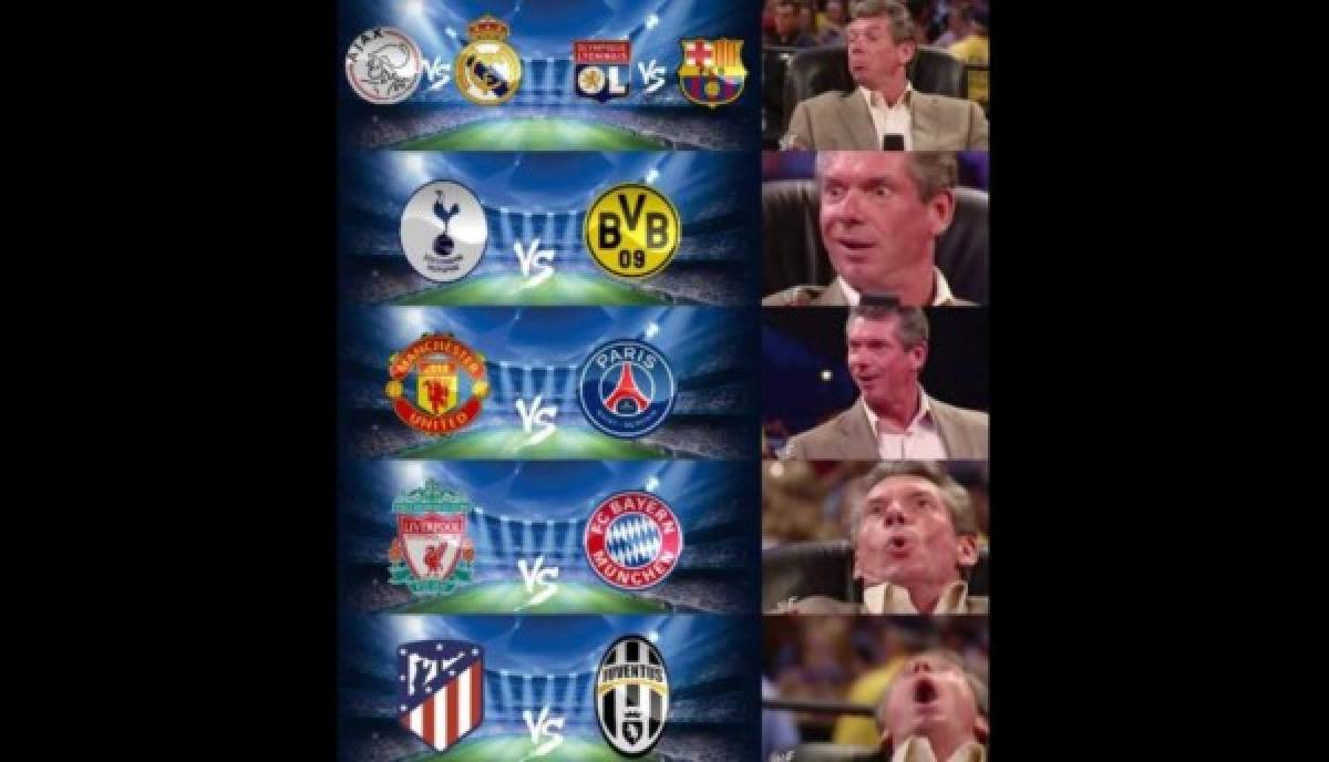 Los memes 'descuartizan' al Real Madrid y Barcelona previo a los octavos de final de la Champions League   