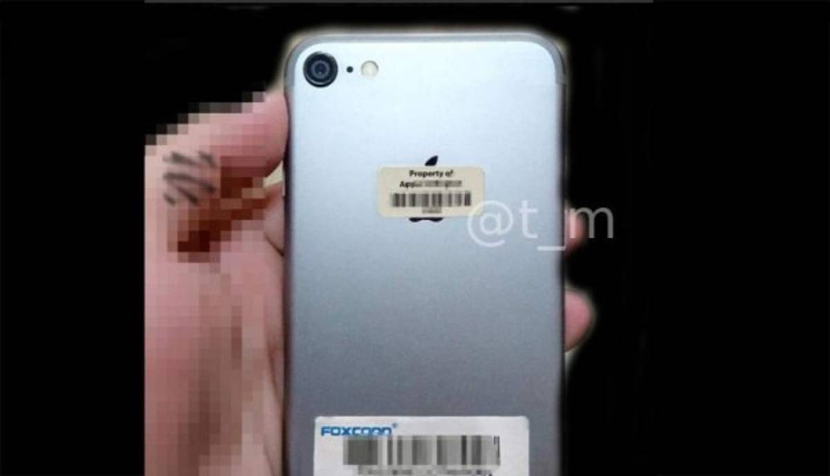 Las fotografías que han filtrado del supuesto iPhone 7