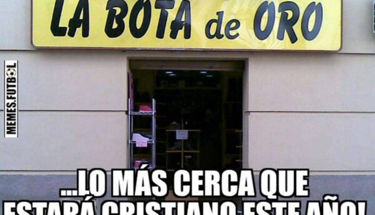 Cristiano Ronaldo, víctima favorita de los memes tras la sexta Bota de Oro de Messi    
