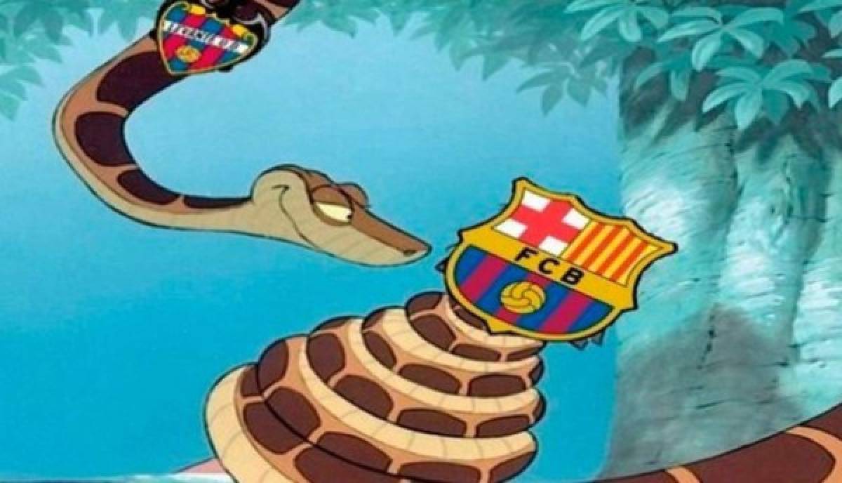 Barcelona y Ernesto Valverde, víctimas favoritas de los memes tras dejarse remontar contra el Levante