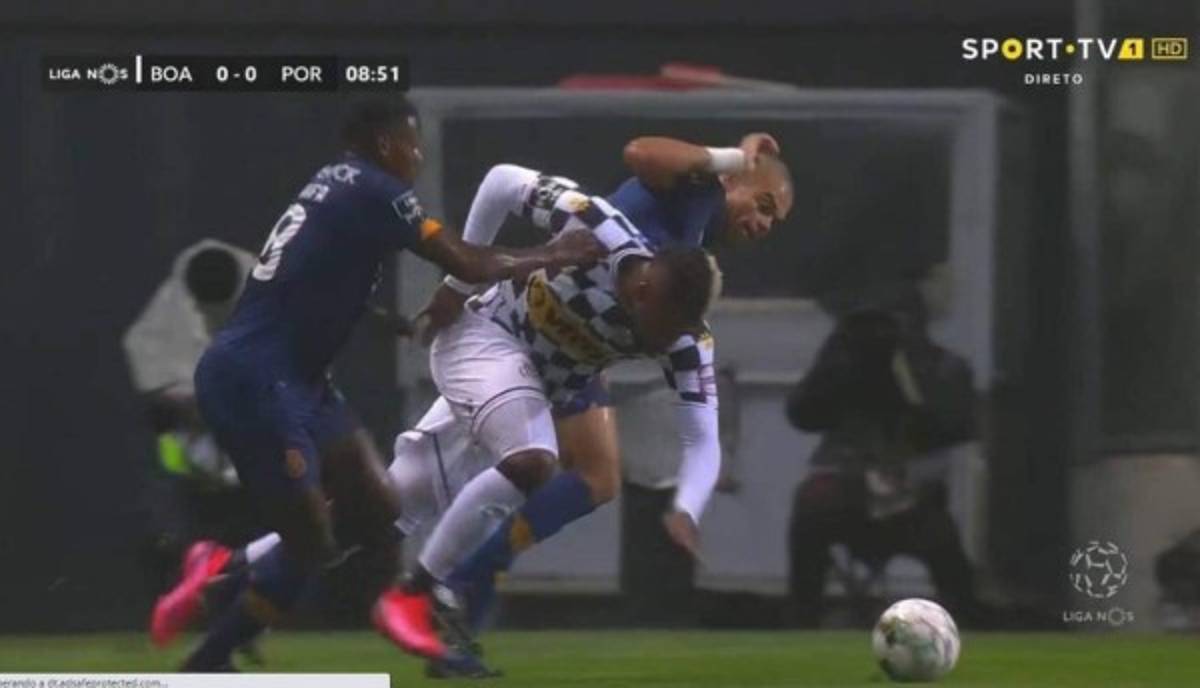 Boavista-Porto: Jorge Benguché tuvo un duelo férreo con Pepe y Alberth Elis debutó