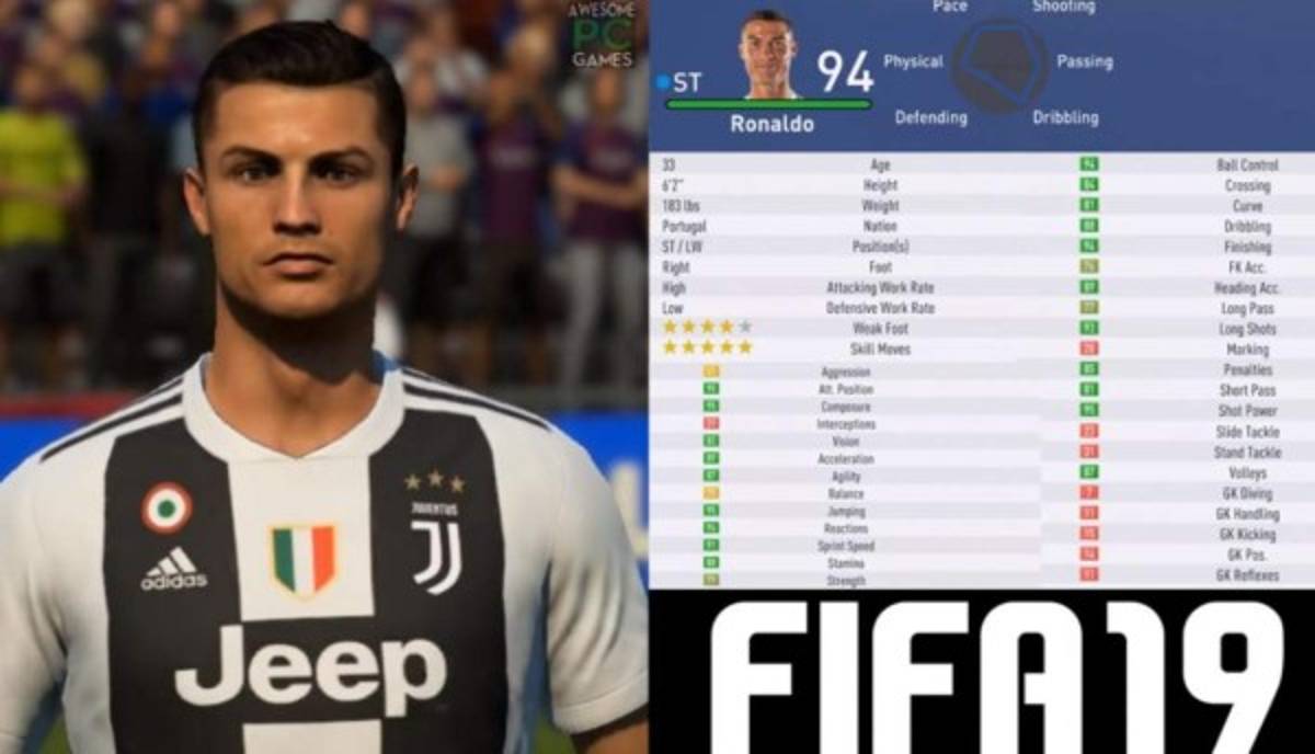 Desde 2004 hasta 2020: La tremenda evolución de Cristiano Ronaldo en el FIFA   