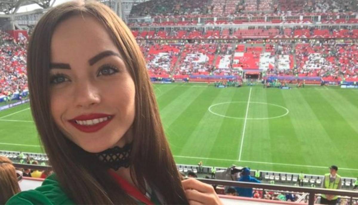 ¡Un bombón! Así es Melanie Pavola, la aficionada más ardiente de la selección mexicana