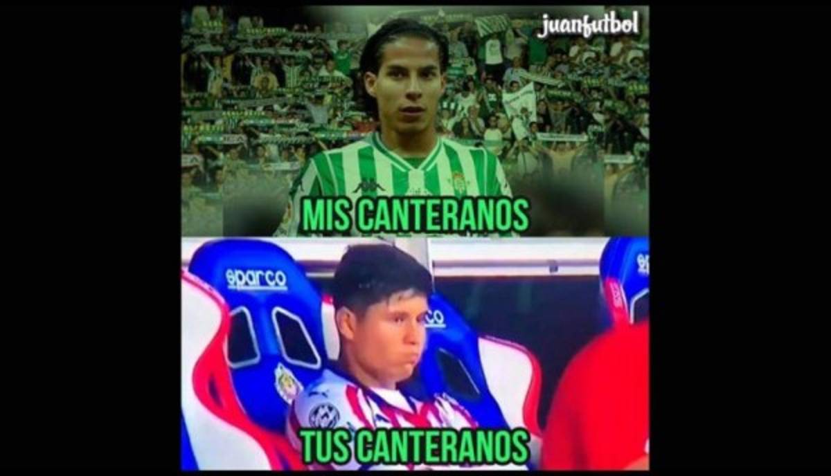 Los otros memes que 'descuartizan' a Diego Lainez por su gol con el Betis, ya lo comparan con Messi y Zidane
