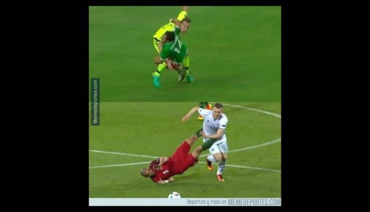 Memes: Así se burlan de Cristiano Ronaldo y Portugal tras el empate ante Islandia