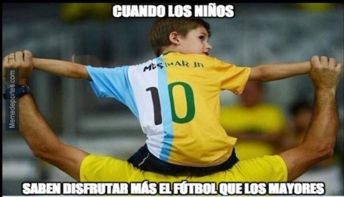 ¡Messi no juega pero es burlado con memes tras el Argentina-Brasil!
