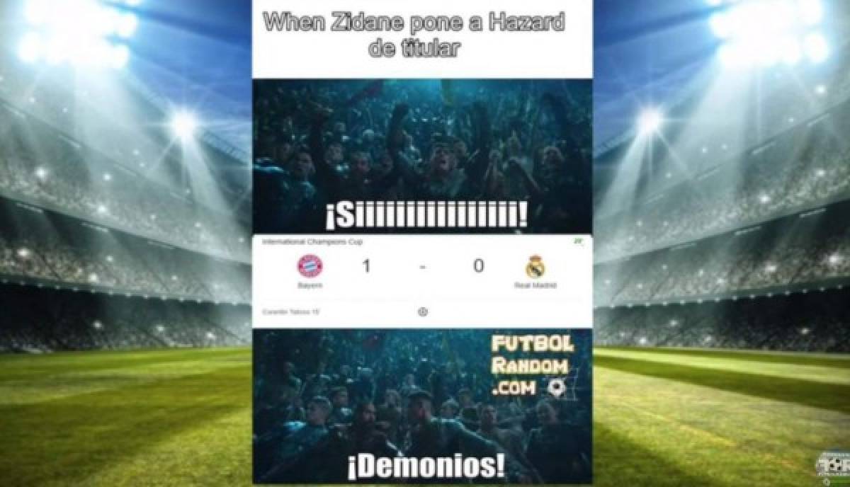 Eden Hazard la víctima favorita de los memes tras la derrota del Real Madrid contra Bayern Munich