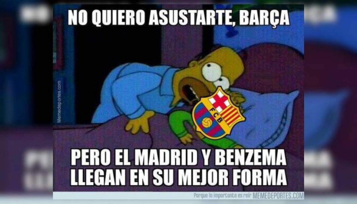 Los imperdibles memes que ya calientan el clásico español entre Barcelona y Real Madrid