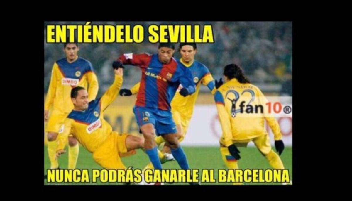 Los crueles memes de la paliza del Barcelona al Sevilla en la final de la Copa del Rey
