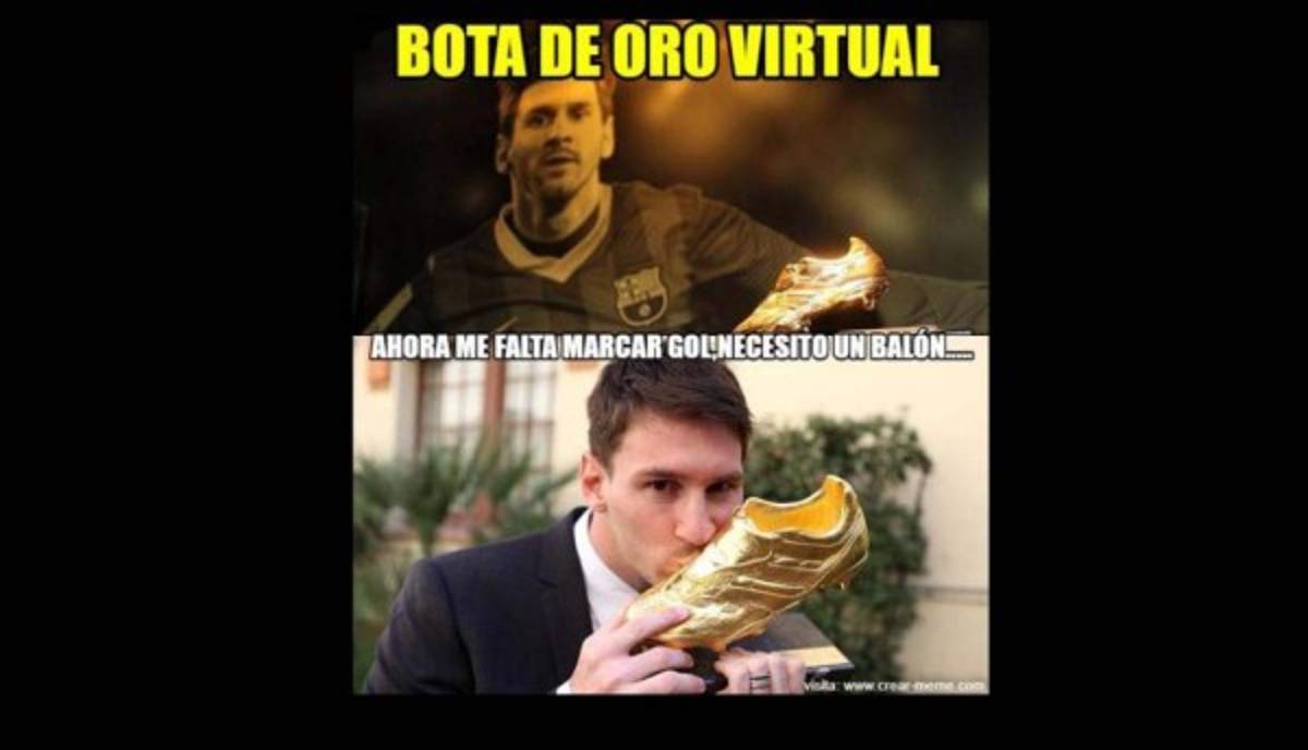 Cristiano Ronaldo, víctima favorita de los memes tras la sexta Bota de Oro de Messi    