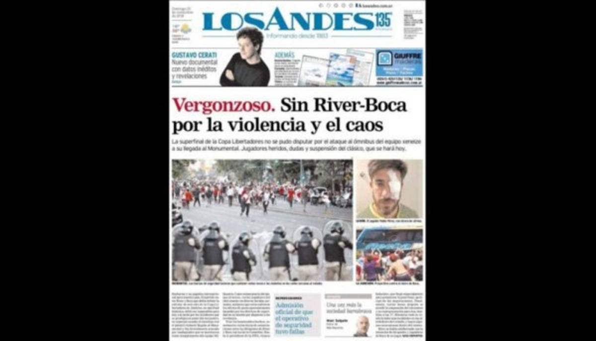 Pelotudos y la copa rota: Las portadas del escándalo del River Plate-Boca Juniors