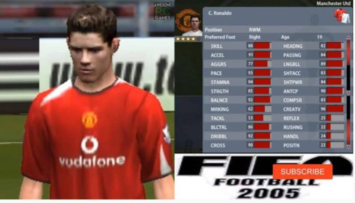 Desde 2004 hasta 2020: La tremenda evolución de Cristiano Ronaldo en el FIFA   