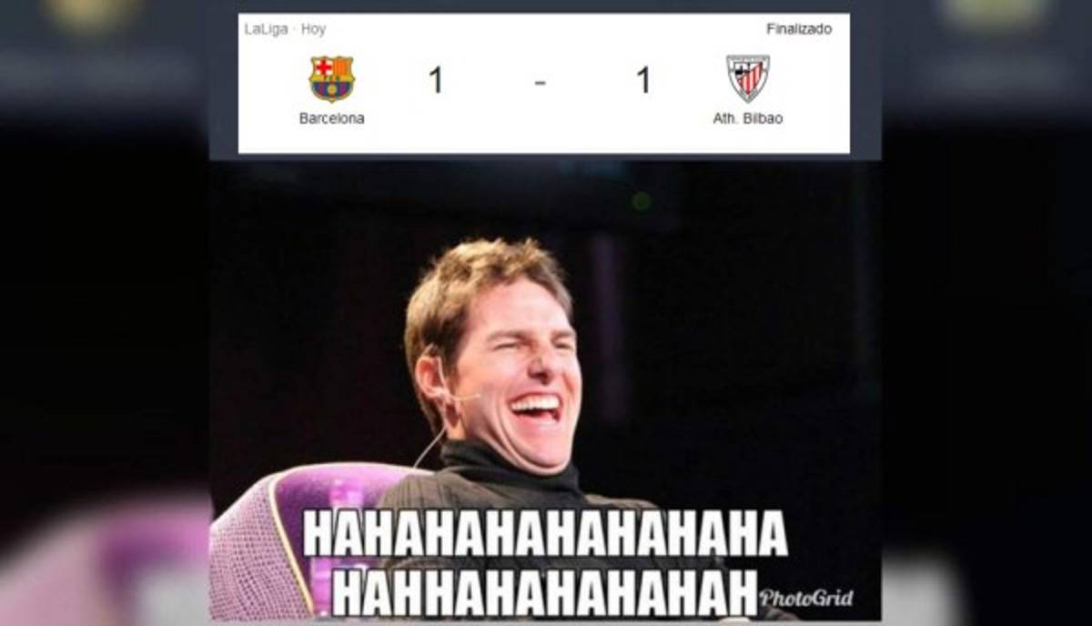 Los divertidos memes que dejó el empate del Barcelona con Athletic Bilbao