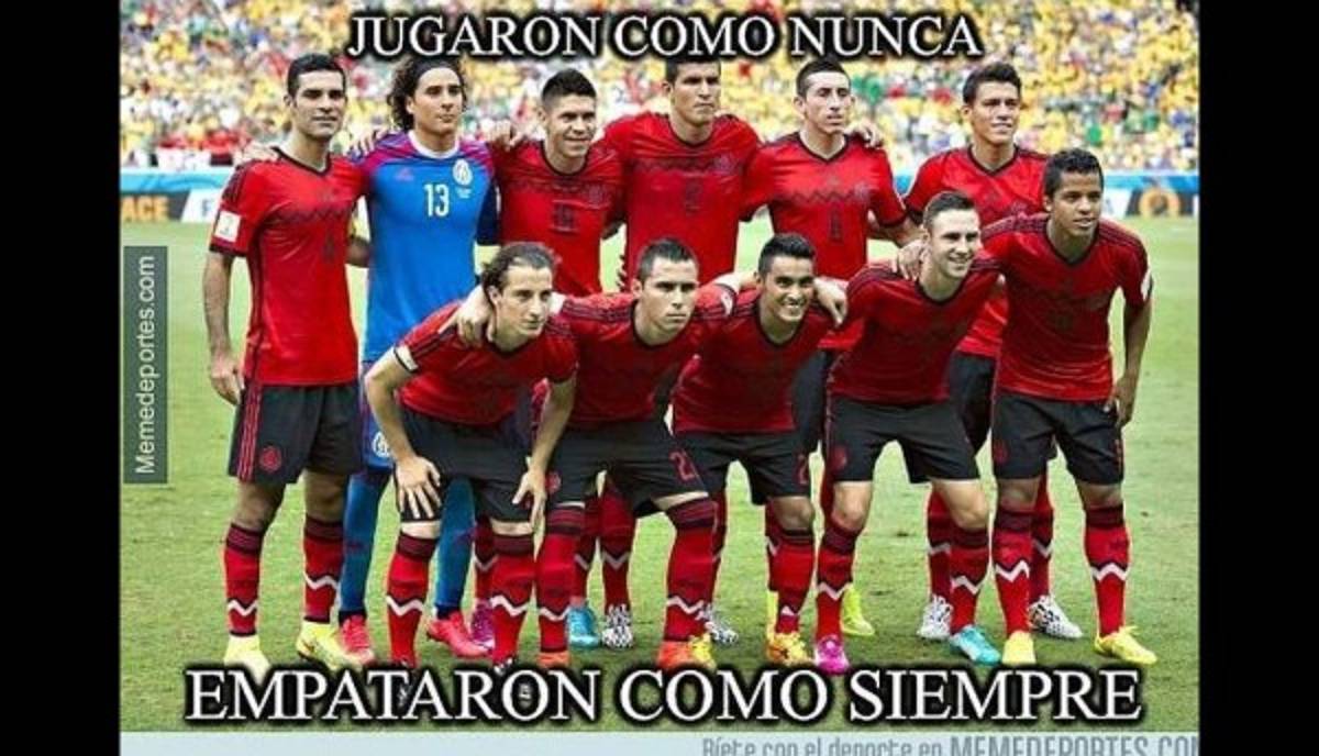 Chicharito y Messi, protagonistas en memes del México-Argentina