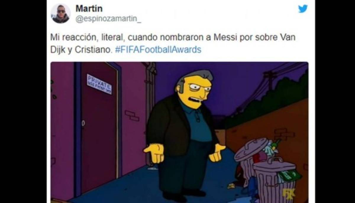 Lionel Messi, protagonista favorito de los memes tras ganar el The Best 2019