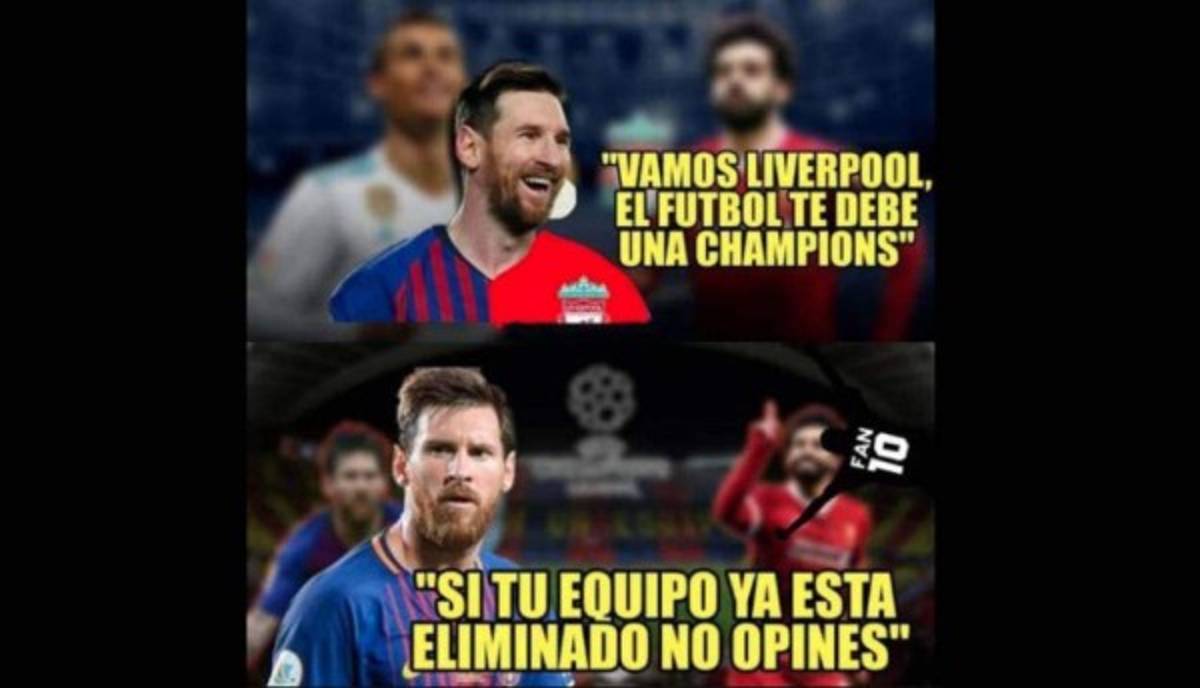 ¡Para morir de risa! Los otros memes que alaban a Messi y se burlan del Liverpool   