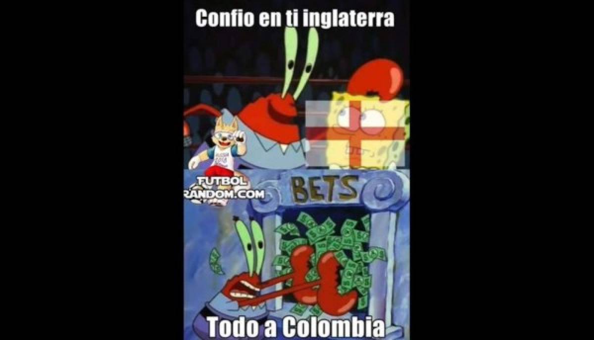 ¡Crueles! Los mejores memes de la eliminación de Colombia del Mundial a manos de Inglaterra