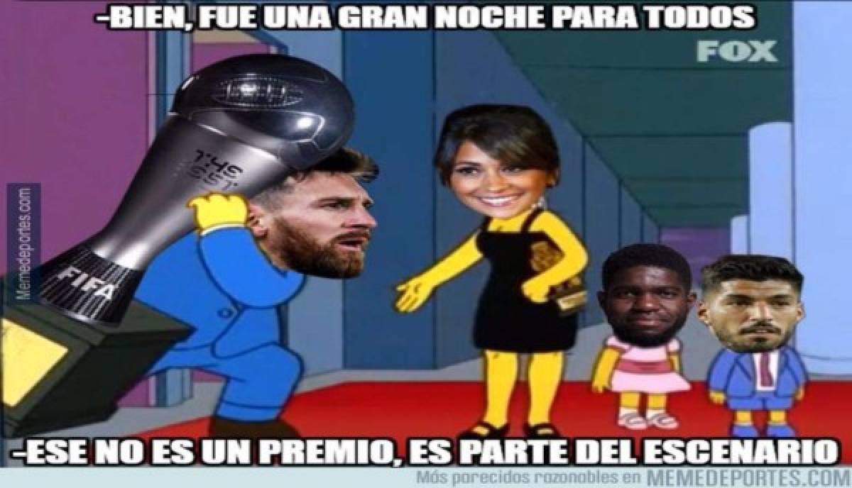 Los memes contra Messi tras quedar afuera de los finalistas del Premio 'The Best 2018'