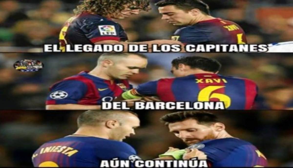 Los mejores memes de Iniesta y su adiós del Barça donde hacen pedazos a Messi